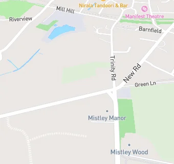 map for Mistley Manor Care Home