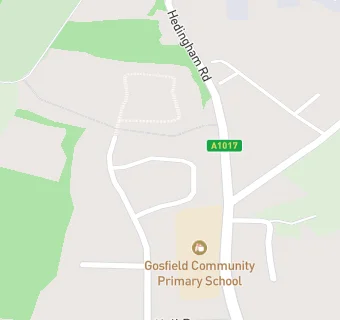 map for Gosfield Social Club