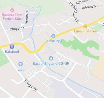 map for East Of England Co-op