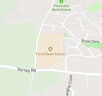 map for Furze Down School