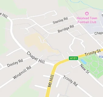 map for Holy Trinity Church of England Voluntary Controlled Primary School, Halstead