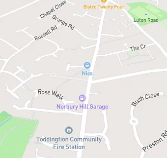 map for Norbury Hill Garage Ltd