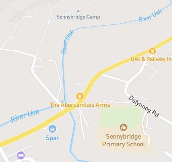 map for Abercamlais Arms