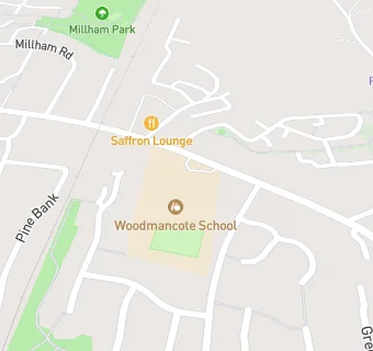 map for Woodmancote School