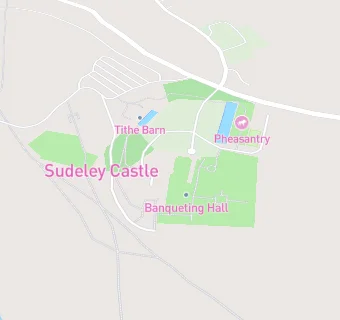 map for Sudeley Castle Visitor Centre Cafe