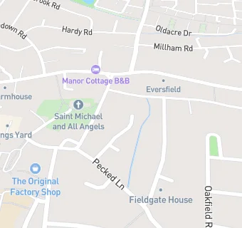 map for Denley Hall - Bishops Cleeve Seniors Club