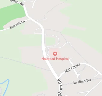 map for Halstead Hospital