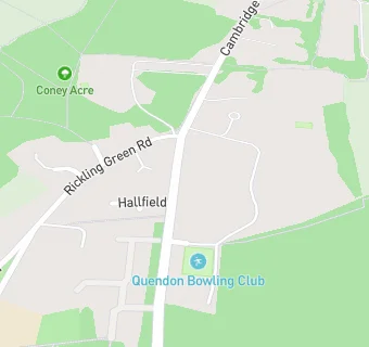 map for Quendon Bowling Club