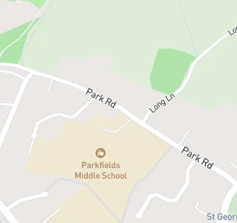 map for Parkfields Middle School