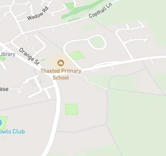 map for Thaxted Primary School