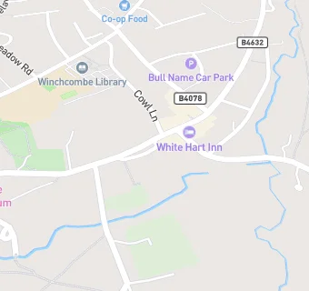 map for Winchcombe Conservative Working Men's Club