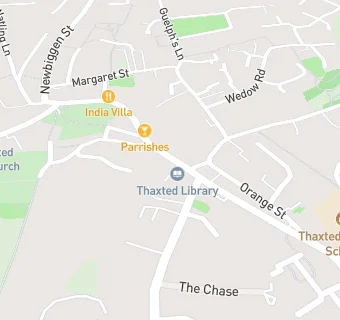 map for Thaxted Pharmacy