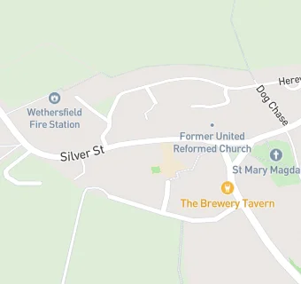 map for Wethersfield Church Of England Primary School