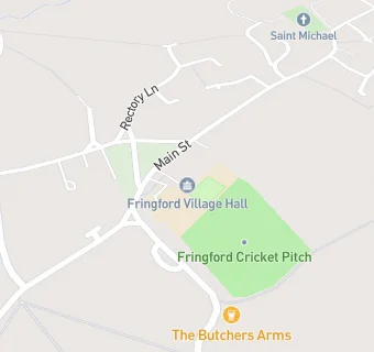 map for Fringford Village Hall