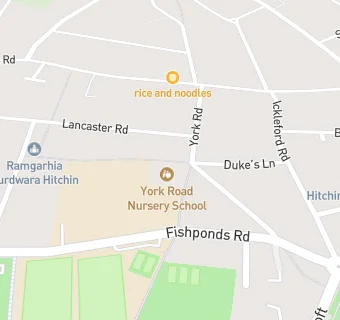 map for York Road Nursery School