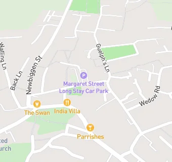 map for Thaxted Surgery