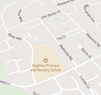 map for Oughtonhead Infants' School