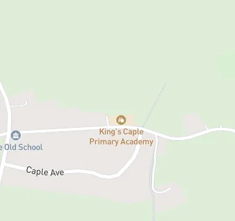 map for King's Caple Primary Academy