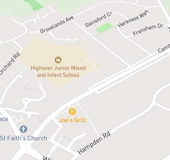 map for Highover JMI School