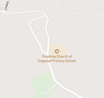 map for Pauntley Church of England Primary School