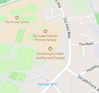 map for Strathmore Infant and Nursery School