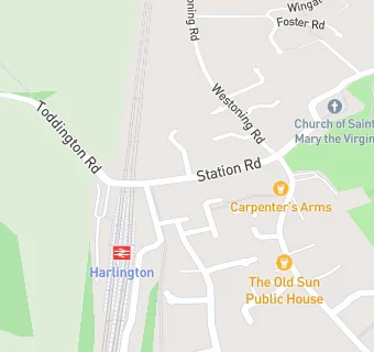 map for Harlington Manor