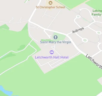 map for Mercure Letchworth Hall Hotel