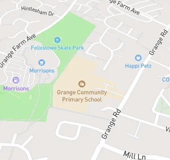 map for Grange Community Primary School