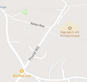 map for High Ash CE Primary School