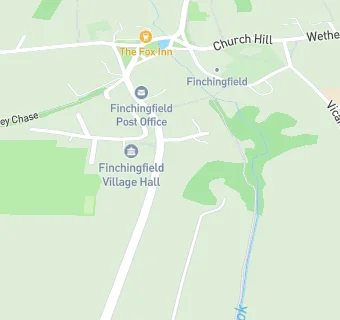 map for Finchingfield Village Hall