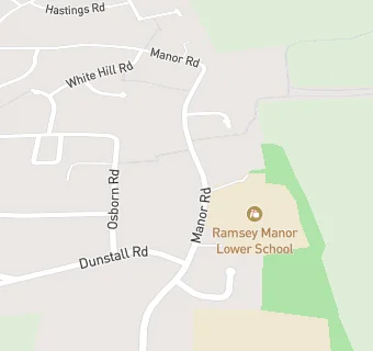 map for Ramsey Manor Lower School