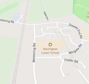 map for Harlington Lower School