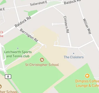 map for St Christophers School