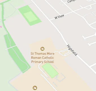 map for St Thomas More Roman Catholic Primary School