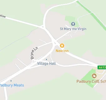 map for Padbury CE School (After School Club)