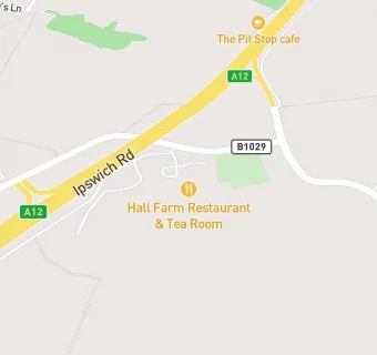 map for Hall Farm Cafe Restaurant