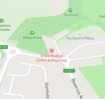 map for Grove Medical Centre