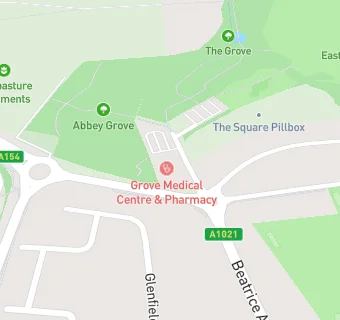 map for Grove Medical Centre