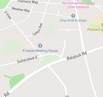 map for The Sollershott Surgery