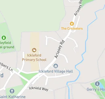 map for Ickleford Primary School