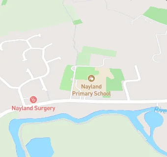 map for Nayland Primary School