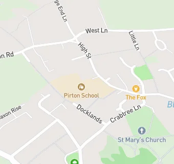 map for Pirton School