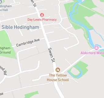 map for Hedingham Medical Centre (Sible)