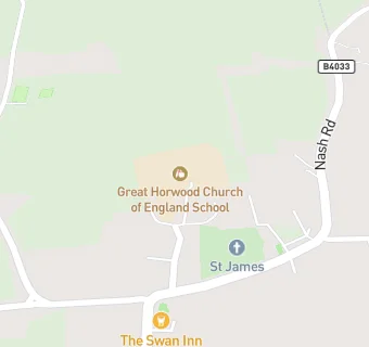 map for Great Horwood Church of England School