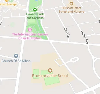 map for Pixmore Junior School