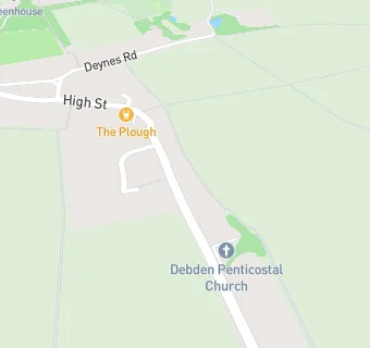 map for Debden Pentecostal Church