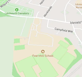 map for Fearnhill School