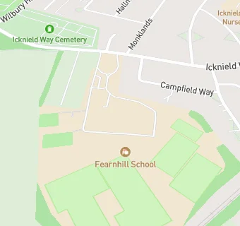 map for Fearnhill School