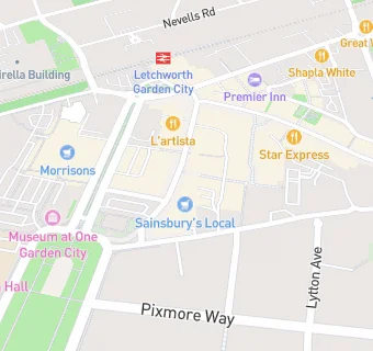 map for Sainsbury's