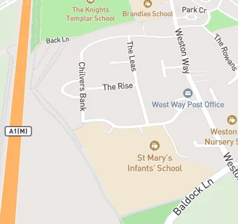 map for St Marys Junior & Infant School